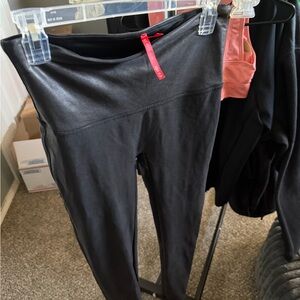 Spanx Faux Leather Leggings womens xl nwot